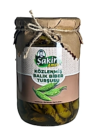 ŞAKİR AMCA KÖZLENMİŞ BALIK BİBER TURŞUSU 550GR