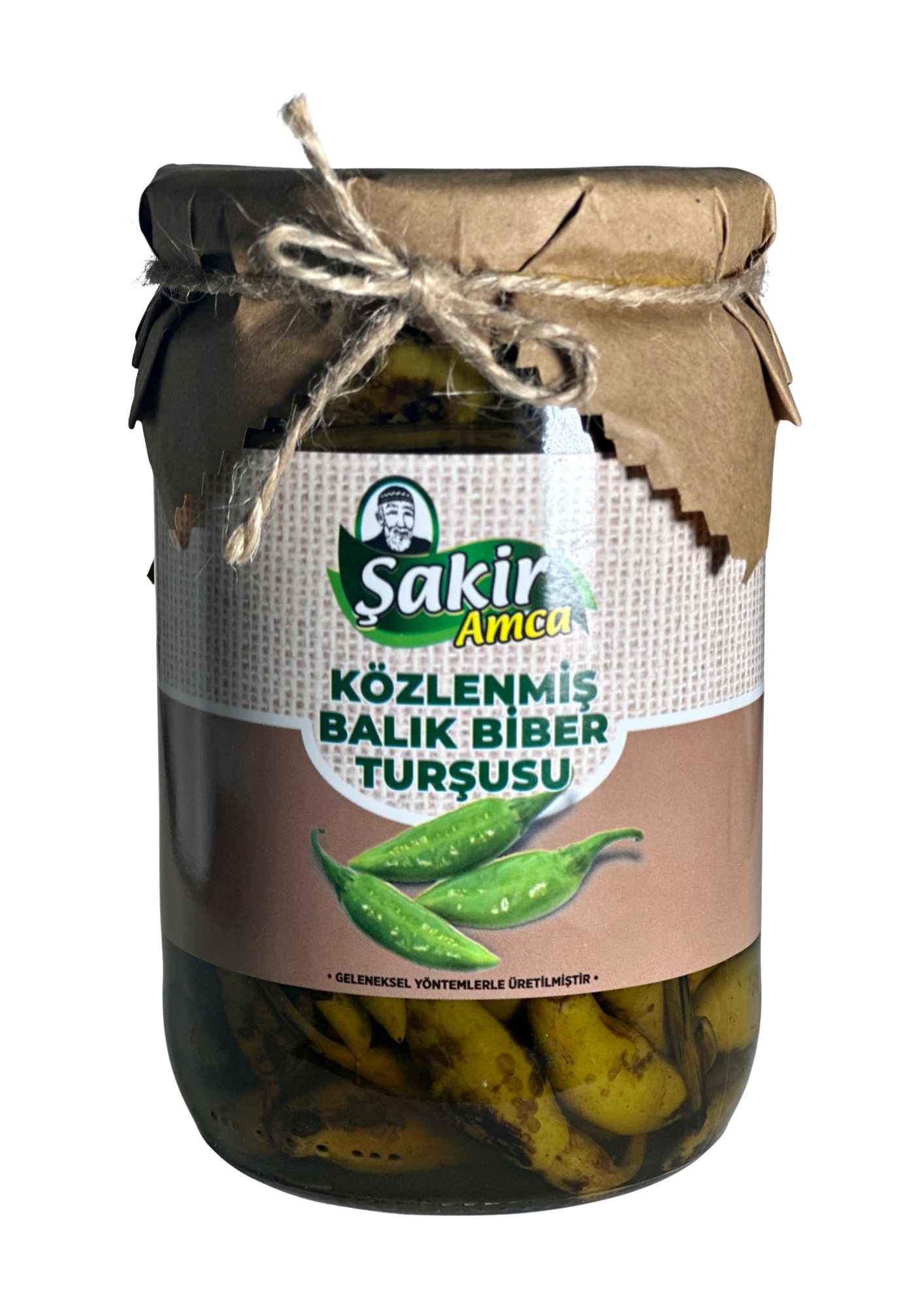 ŞAKİR AMCA KÖZLENMİŞ BALIK BİBER TURŞUSU 550GR