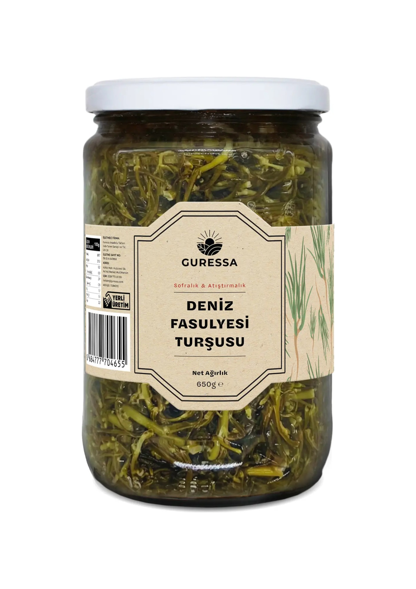 GURESSA DENİZ FASULYESİ TURŞUSU 660ML
