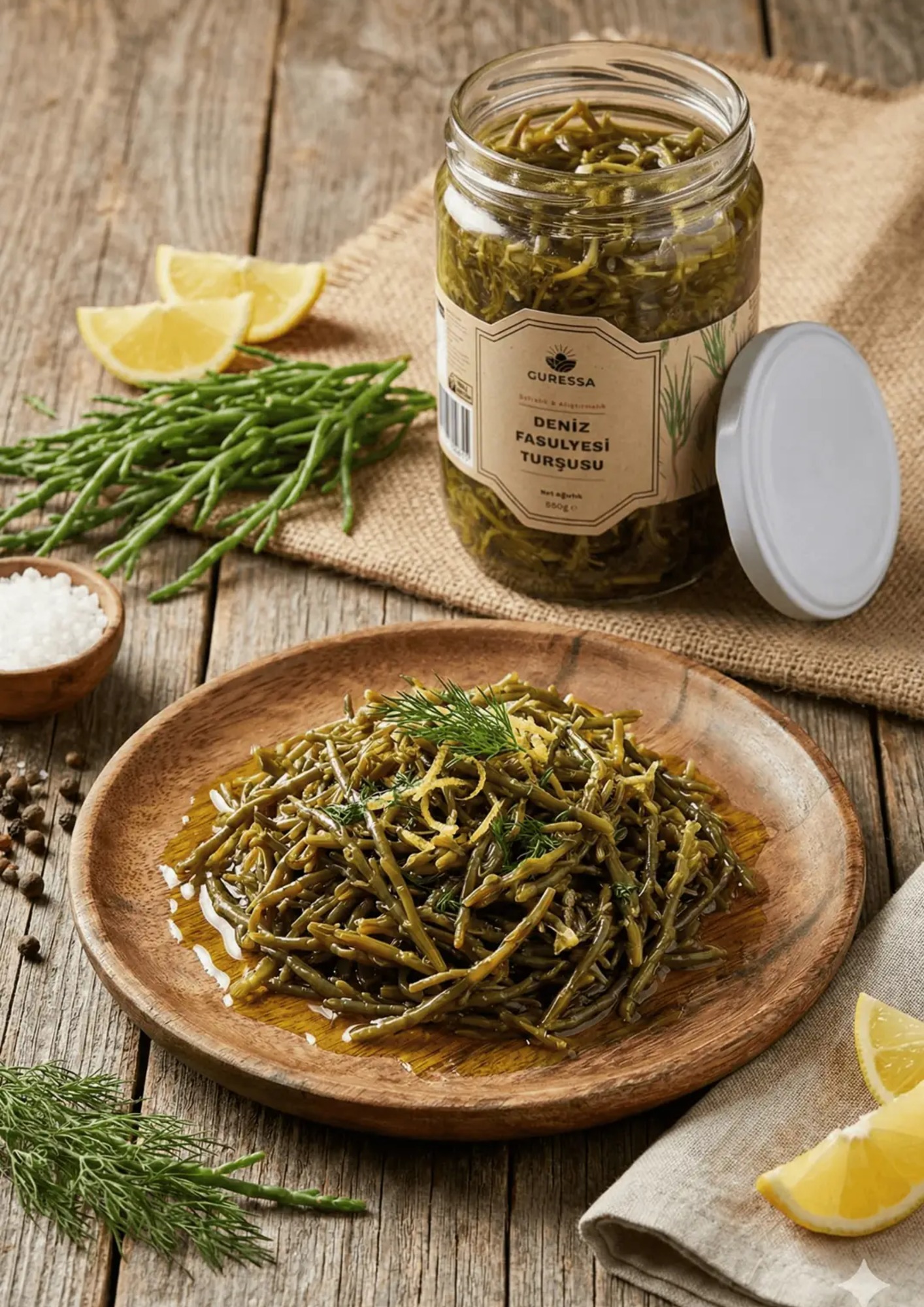 GURESSA DENİZ FASULYESİ TURŞUSU 660ML