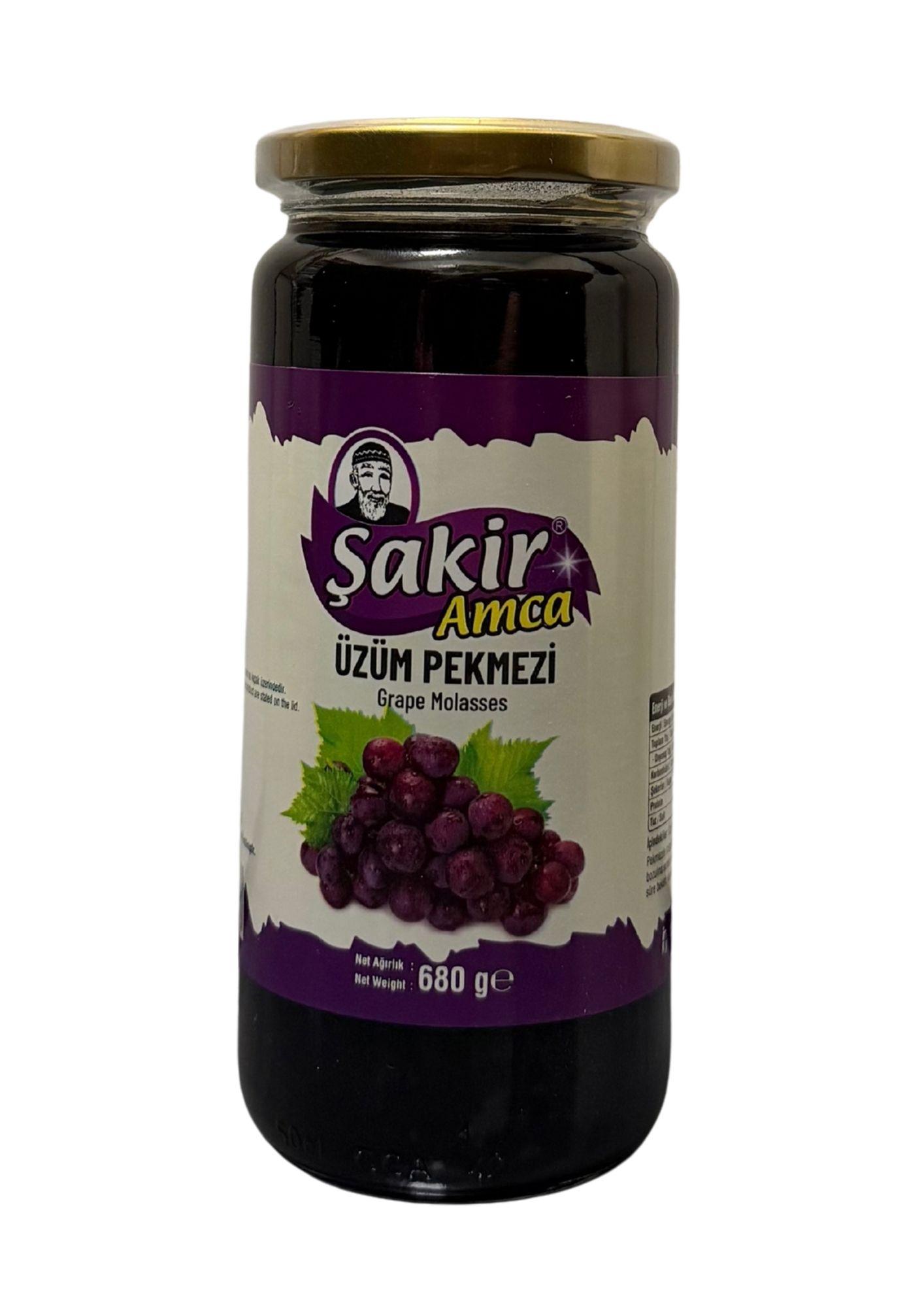 ŞAKİR AMCA ÜZÜM PEKMEZİ 680GR