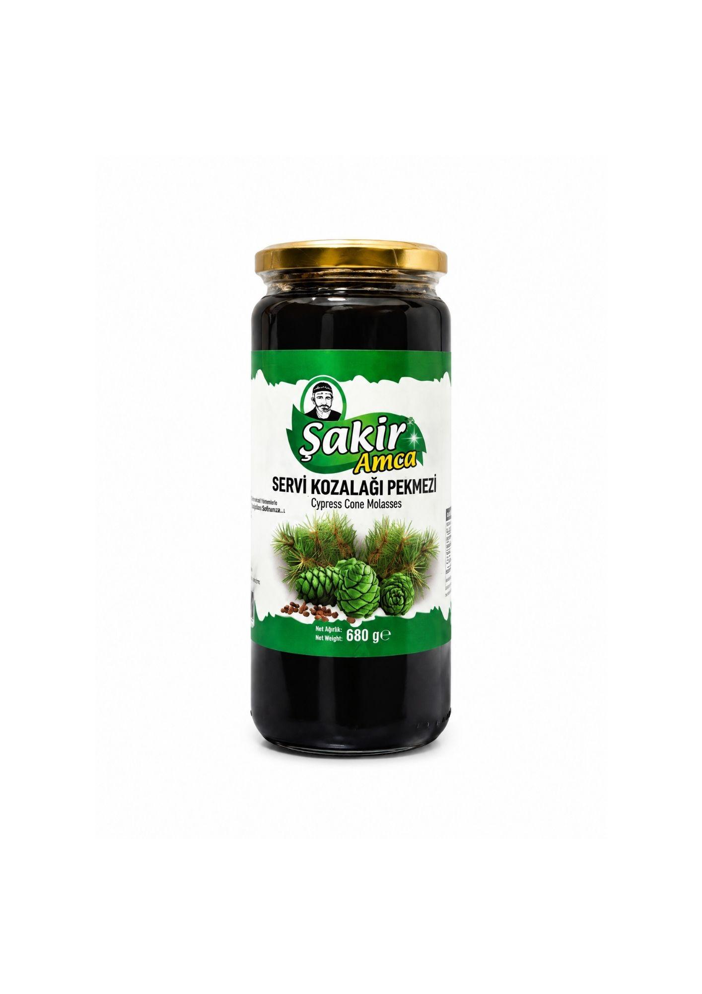 ŞAKİR AMCA SERVİ KOZALAĞI PEKMEZİ 680GR