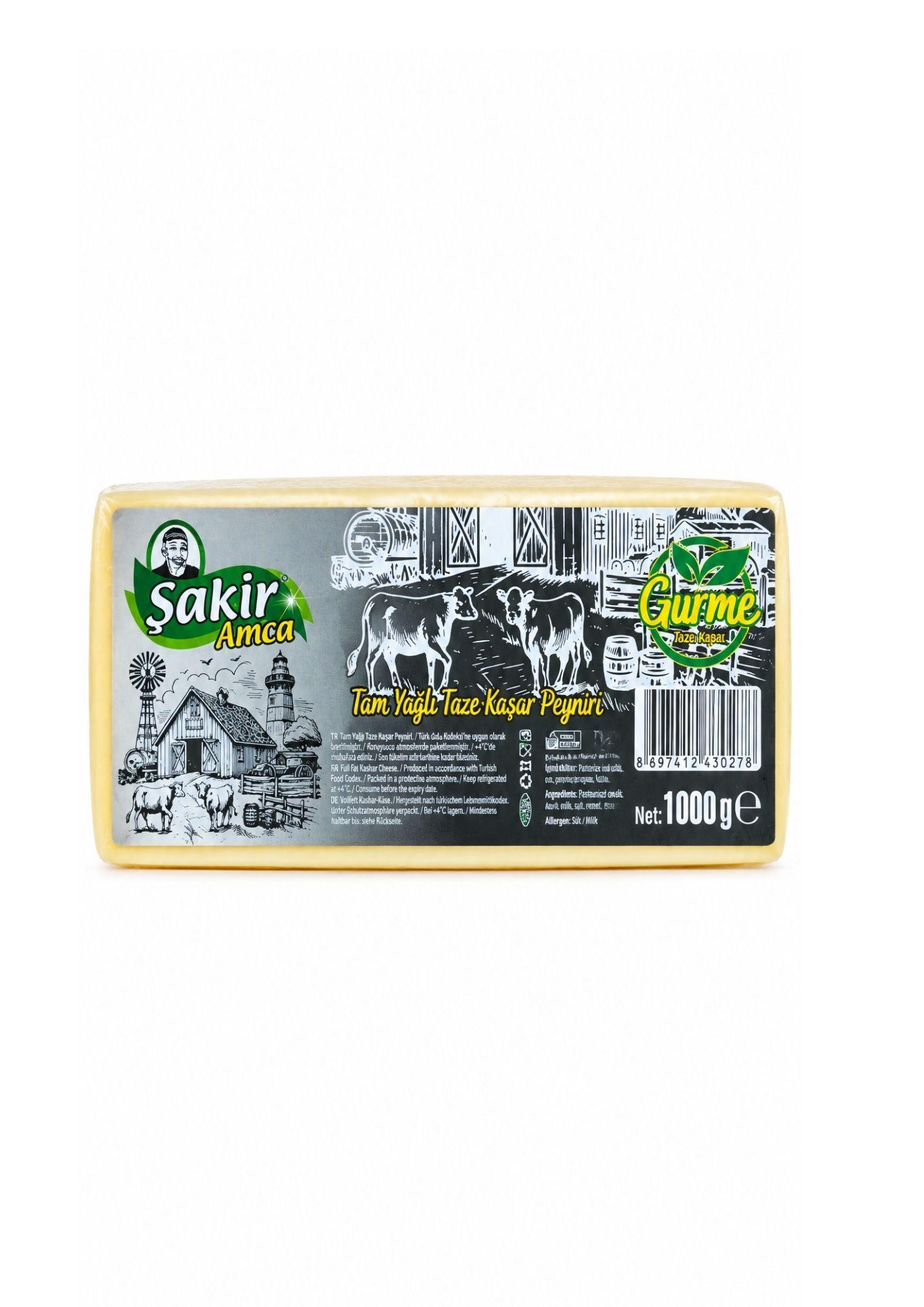 ŞAKİR AMCA KAŞAR PEYNİR 1000GR